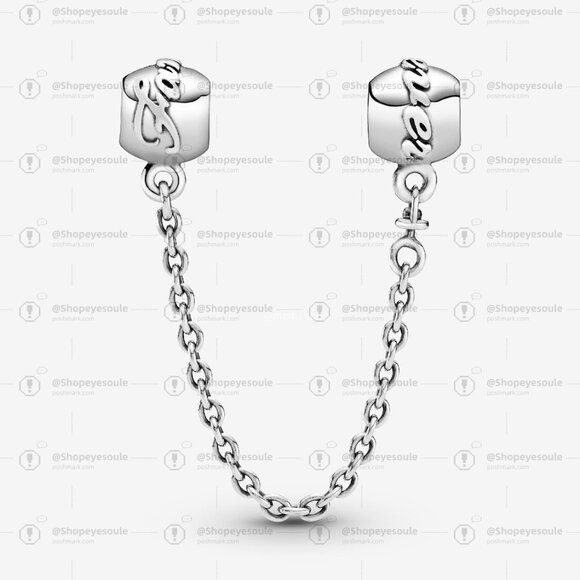 Pandora Family Forever Safety Chain Charm - Picture 2 of 3